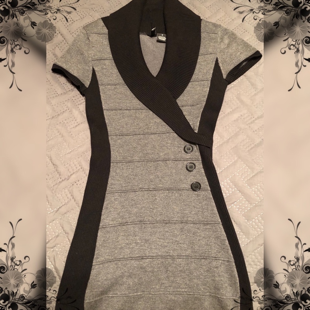 Knit Style Mini Dress - Picture 2 of 2